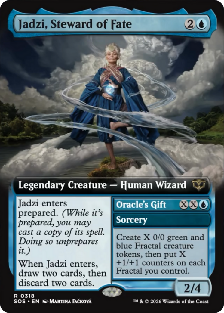 Jadzi, Steward of Fate (Extended Art) [Secrets of Strixhaven] | Gear Gaming Bentonville