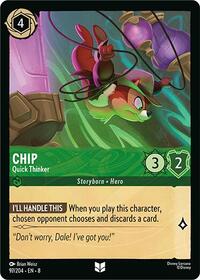 Chip - Quick Thinker (97/204) [Reign of Jafar] | Gear Gaming Bentonville
