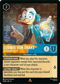 Ludwig Von Drake - All-Around Expert (7/204) [Reign of Jafar] | Gear Gaming Bentonville