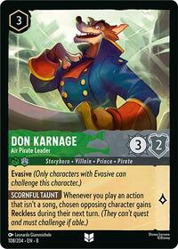 Don Karnage - Air Pirate Leader (108/204) [Reign of Jafar] | Gear Gaming Bentonville
