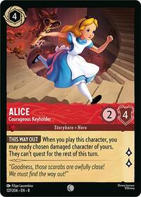 Alice - Courageous Keyholder (127/204) [Reign of Jafar] | Gear Gaming Bentonville