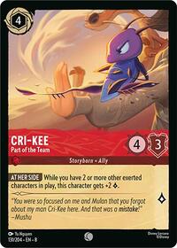 Cri-Kee - Part of the Team (131/204) [Reign of Jafar] | Gear Gaming Bentonville