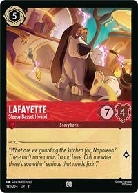 Lafayette - Sleepy Basset Hound (132/204) [Reign of Jafar] | Gear Gaming Bentonville