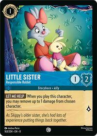 Little Sister - Responsible Rabbit (163/204) [Reign of Jafar] | Gear Gaming Bentonville