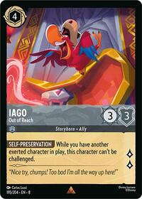 Iago - Out of Reach (195/204) [Reign of Jafar] | Gear Gaming Bentonville