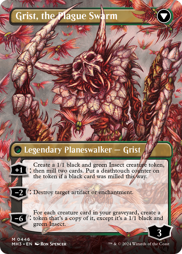 Grist, Voracious Larva // Grist, the Plague Swarm (Borderless) [Modern Horizons 3] | Gear Gaming Bentonville