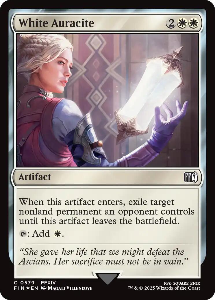 White Auracite (Surge Foil) [FINAL FANTASY] | Gear Gaming Bentonville