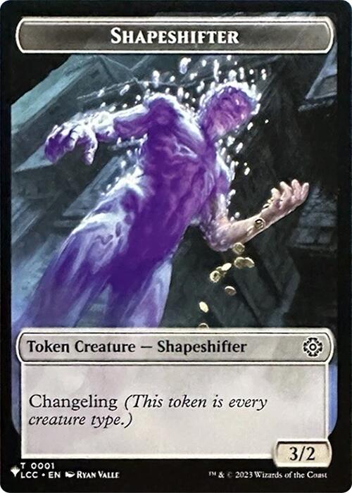 Shapeshifter // Cat Double-Sided Token [Secret Lair Drop Series] | Gear Gaming Bentonville