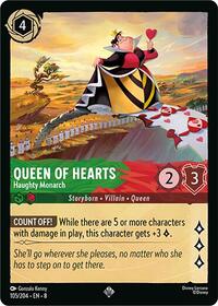 Queen of Hearts - Haughty Monarch (105/204) [Reign of Jafar] | Gear Gaming Bentonville