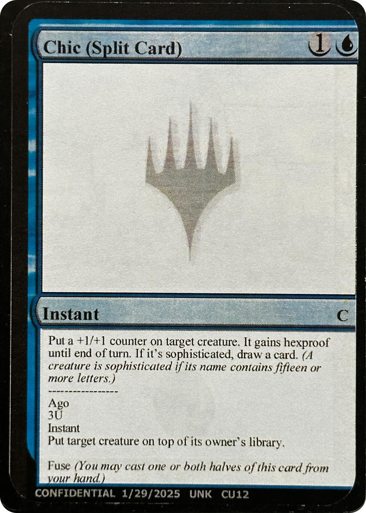 Chic (Split Card) [Unknown Event] | Gear Gaming Bentonville