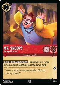 Mr. Snoops - Betrayed Partner (143/204) [Reign of Jafar] | Gear Gaming Bentonville