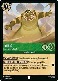 Louis - Endearing Alligator (95/204) [Reign of Jafar] | Gear Gaming Bentonville