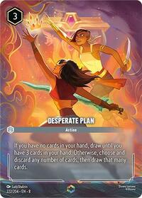 Desperate Plan (Enchanted) (222/204) [Reign of Jafar] | Gear Gaming Bentonville
