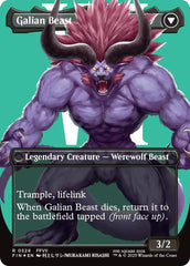Vincent Valentine // Galian Beast (Borderless) (Surge Foil) [FINAL FANTASY] | Gear Gaming Bentonville