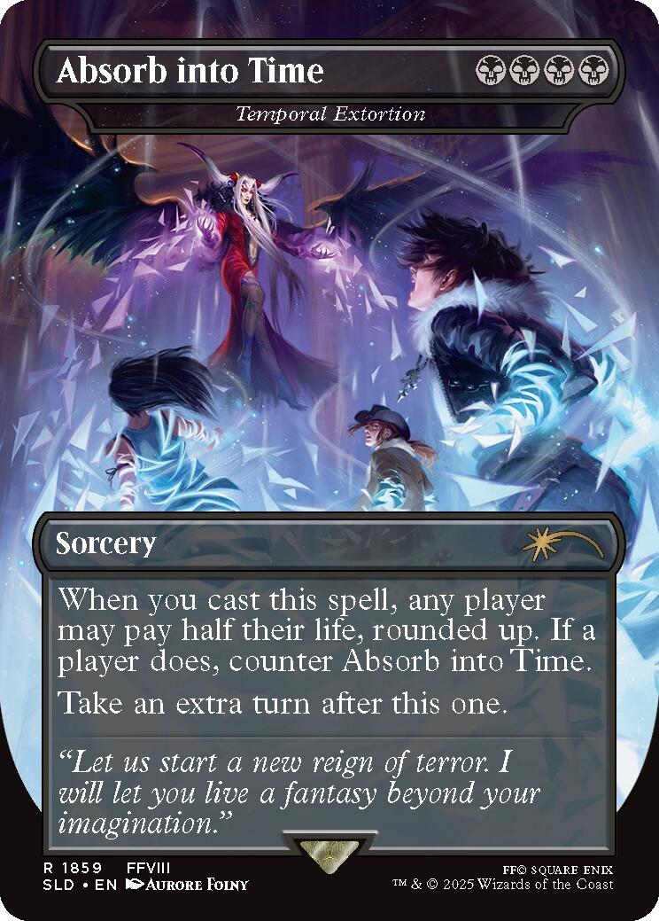 Absorb into Time - Temporal Extortion [Secret Lair Drop Series] | Gear Gaming Bentonville