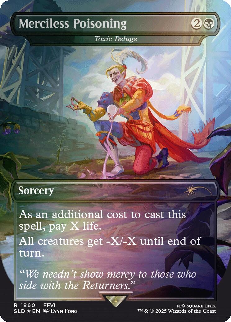 Merciless Poisoning - Toxic Deluge (Rainbow Foil) [Secret Lair Drop Series] | Gear Gaming Bentonville