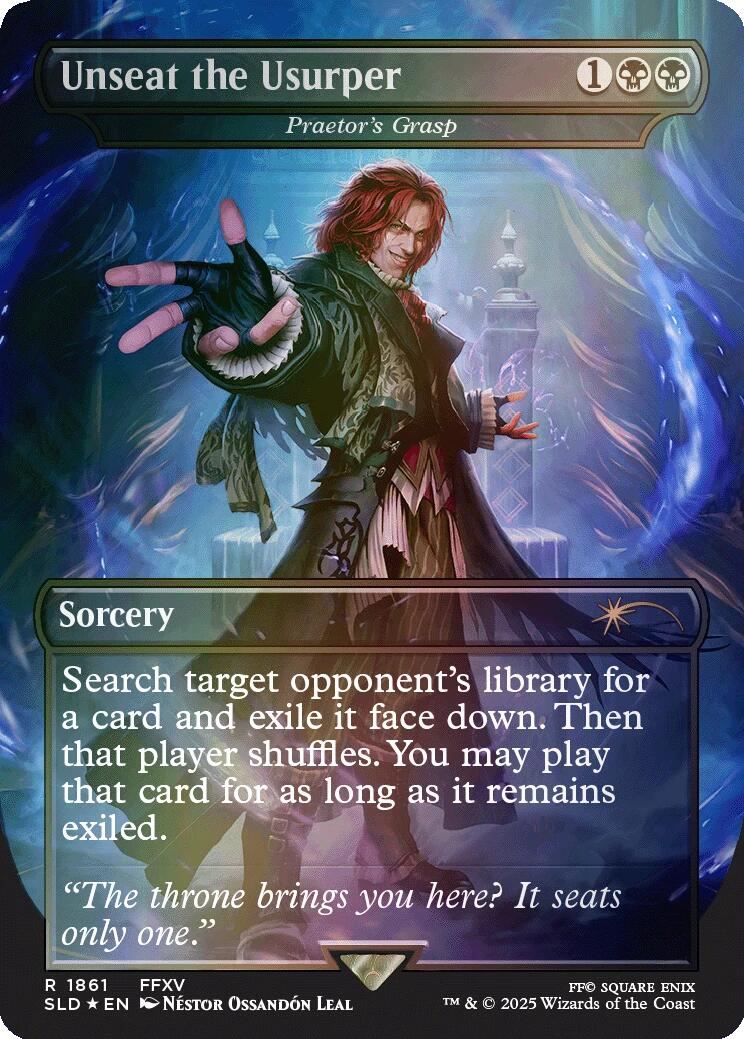 Unseat the Usurper - Praetor's Grasp (Rainbow Foil) [Secret Lair Drop Series] | Gear Gaming Bentonville