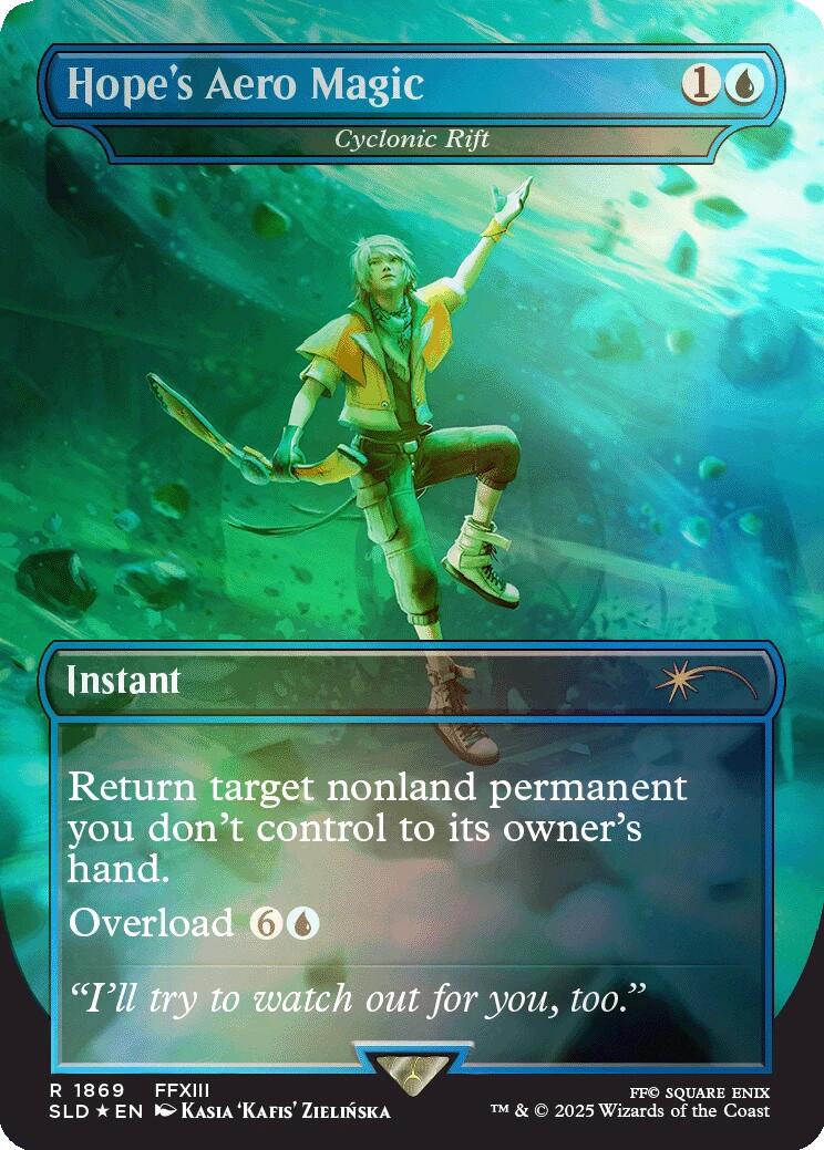Hope's Aero Magic - Cyclonic Rift (Rainbow Foil) [Secret Lair Drop Series] | Gear Gaming Bentonville