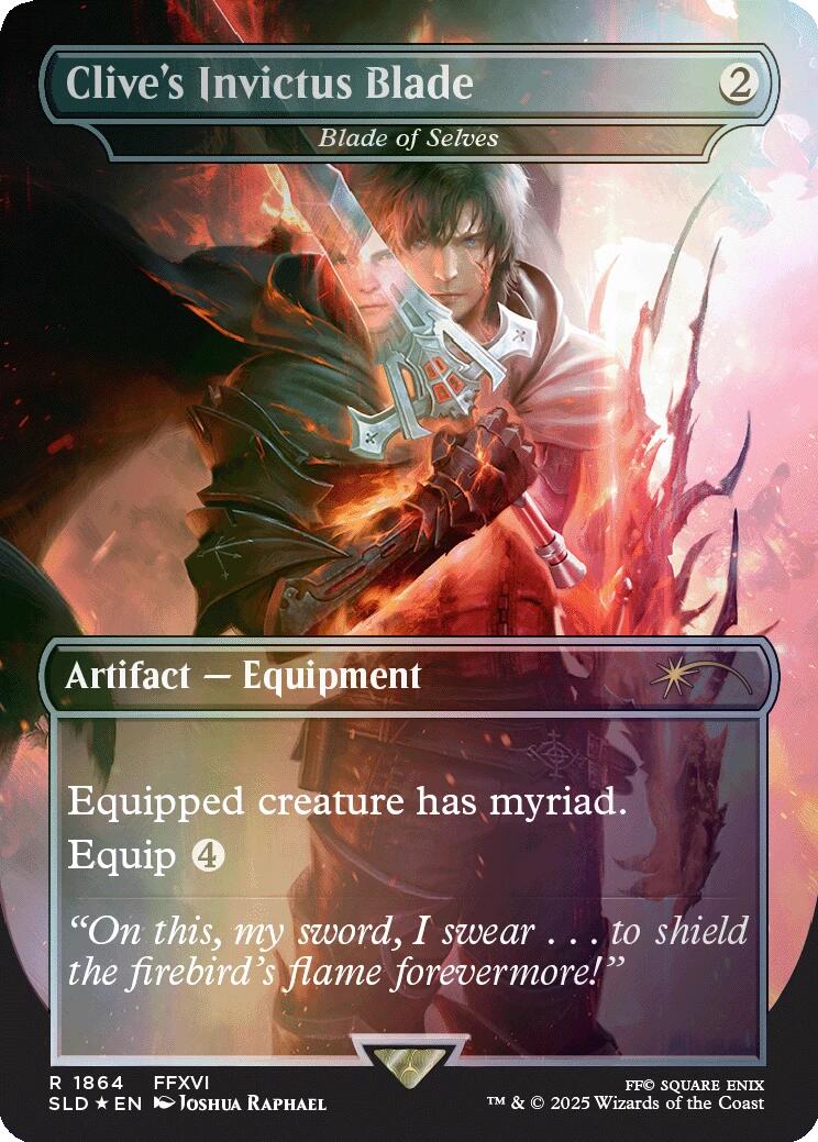 Clive's Invictus Blade - Blade of Selves (Rainbow Foil) [Secret Lair Drop Series] | Gear Gaming Bentonville