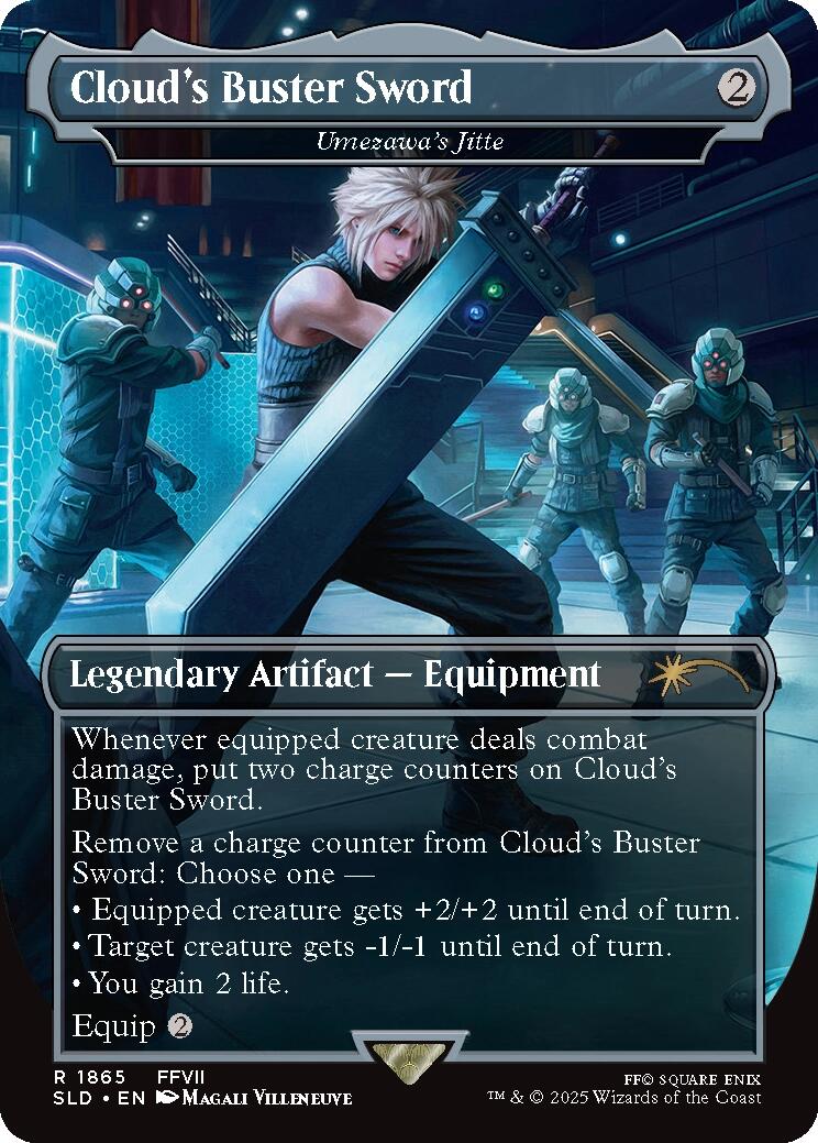 Cloud's Buster Sword - Umezawa's Jitte [Secret Lair Drop Series] | Gear Gaming Bentonville