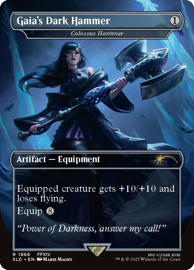 Gaia's Dark Hammer - Colossus Hammer [Secret Lair Drop Series] | Gear Gaming Bentonville