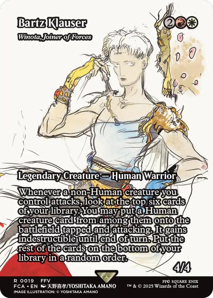 Bartz Klauser - Winota, Joiner of Forces (Showcase) [FINAL FANTASY : Through the Ages] | Gear Gaming Bentonville