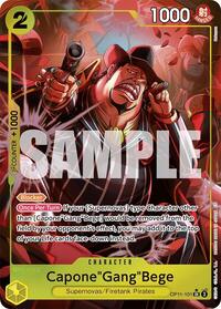 Capone"Gang"Bege (101) (Alternate Art) [A Fist of Divine Speed] | Gear Gaming Bentonville