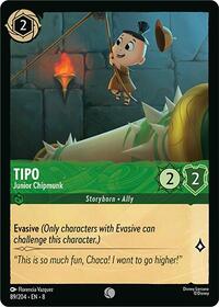 Tipo - Junior Chipmunk (89/204) [Reign of Jafar] | Gear Gaming Bentonville