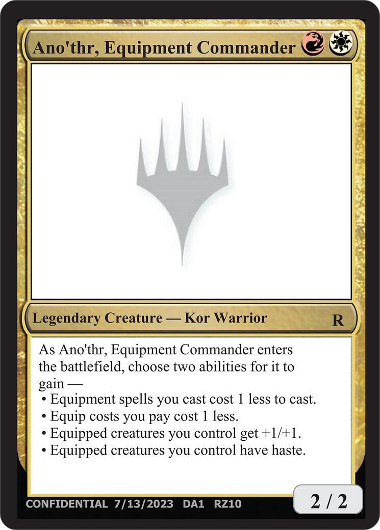 Ano'thr, Equipment Commander [Mystery Booster] | Gear Gaming Bentonville