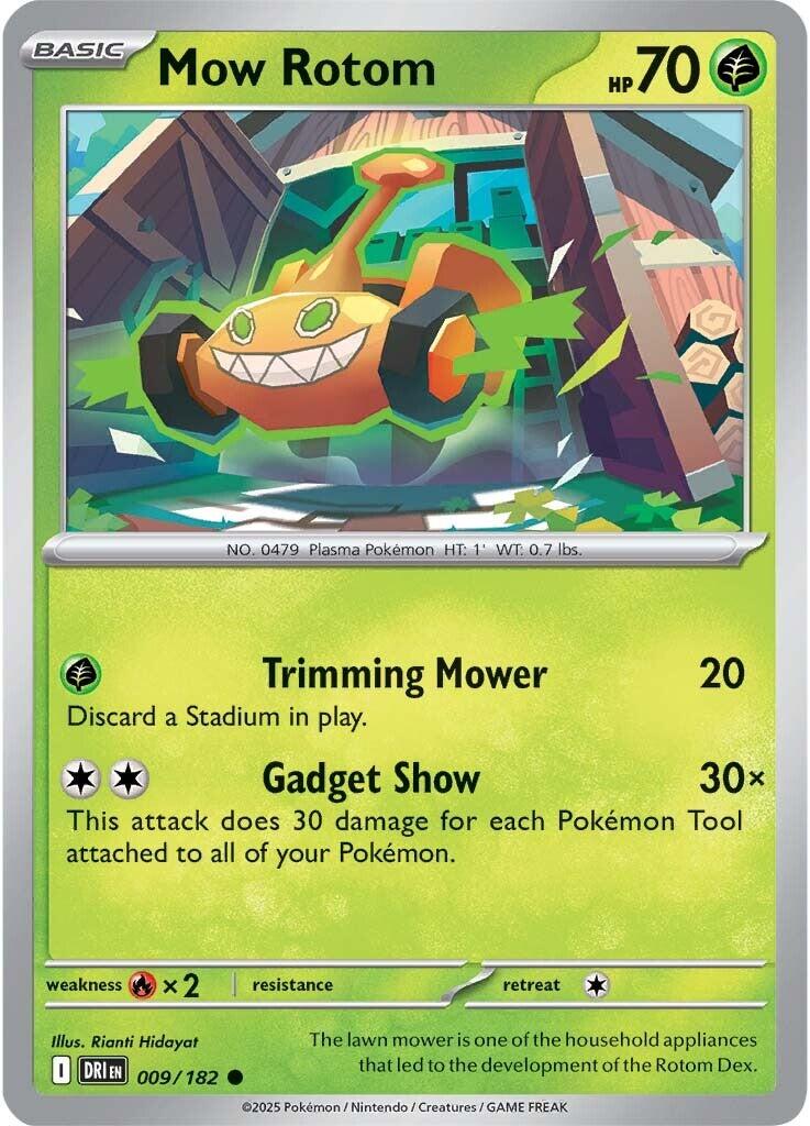 Mow Rotom (009/182) [Scarlet & Violet: Destined Rivals] | Gear Gaming Bentonville