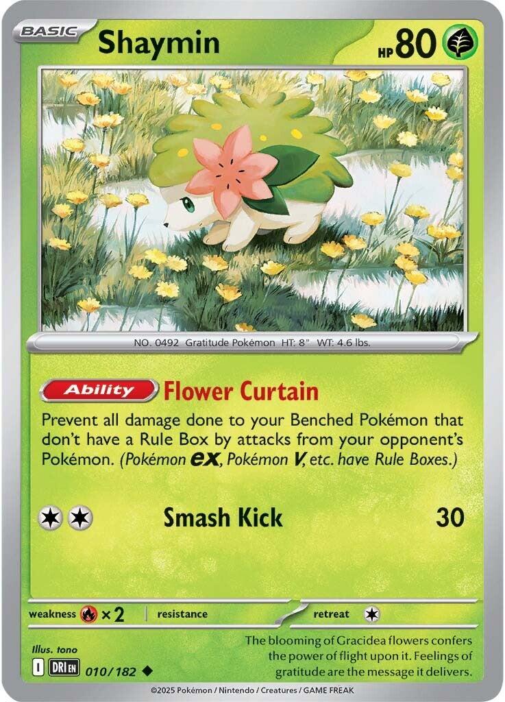 Shaymin (010/182) [Scarlet & Violet: Destined Rivals] | Gear Gaming Bentonville