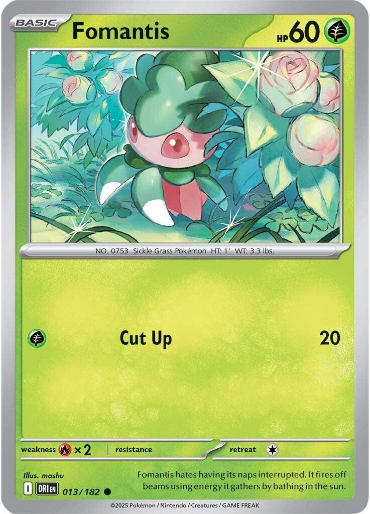 Fomantis (013/182) [Scarlet & Violet: Destined Rivals] | Gear Gaming Bentonville