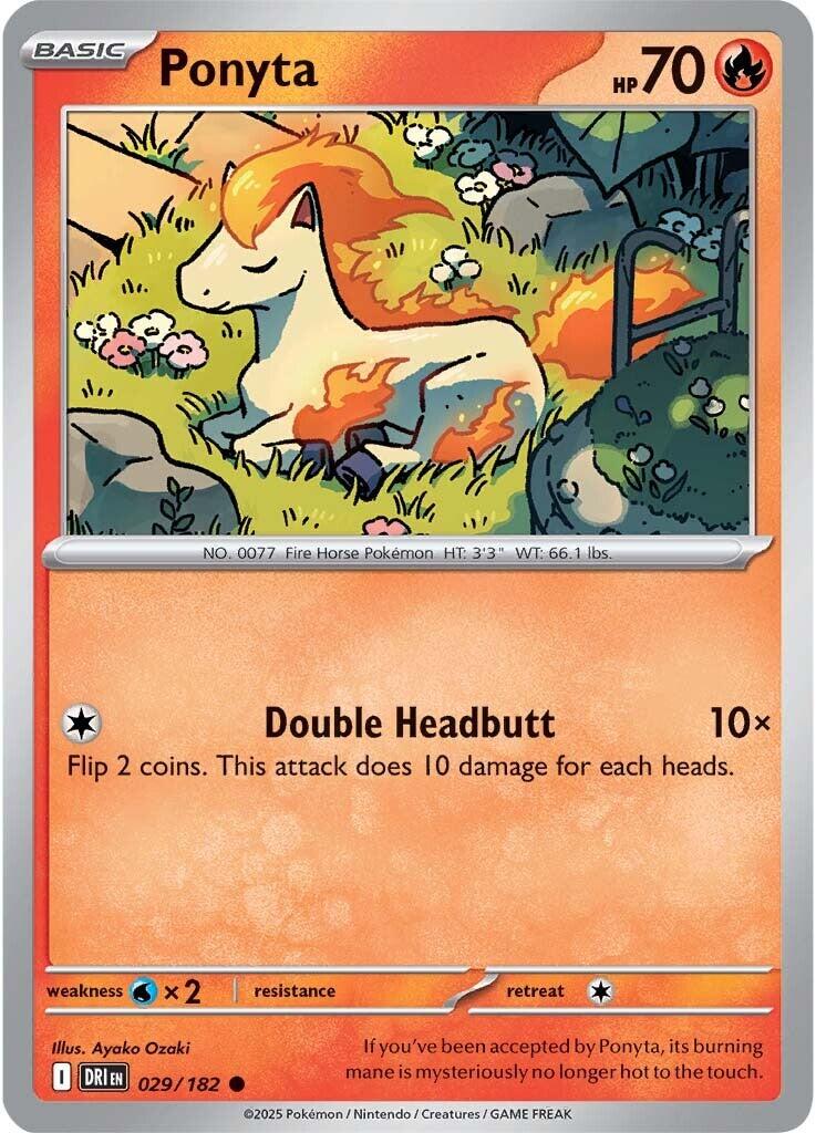 Ponyta (029/182) [Scarlet & Violet: Destined Rivals] | Gear Gaming Bentonville