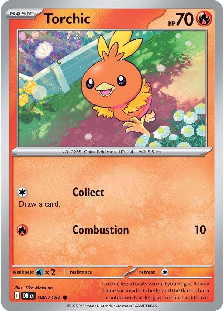 Torchic (040/182) [Scarlet & Violet: Destined Rivals] | Gear Gaming Bentonville