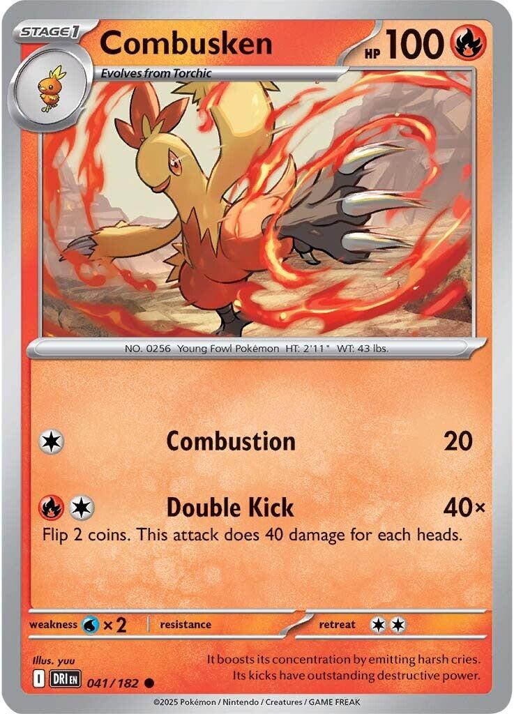 Combusken (041/182) [Scarlet & Violet: Destined Rivals] | Gear Gaming Bentonville