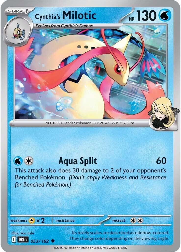 Cynthia's Milotic (053/182) [Scarlet & Violet: Destined Rivals] | Gear Gaming Bentonville