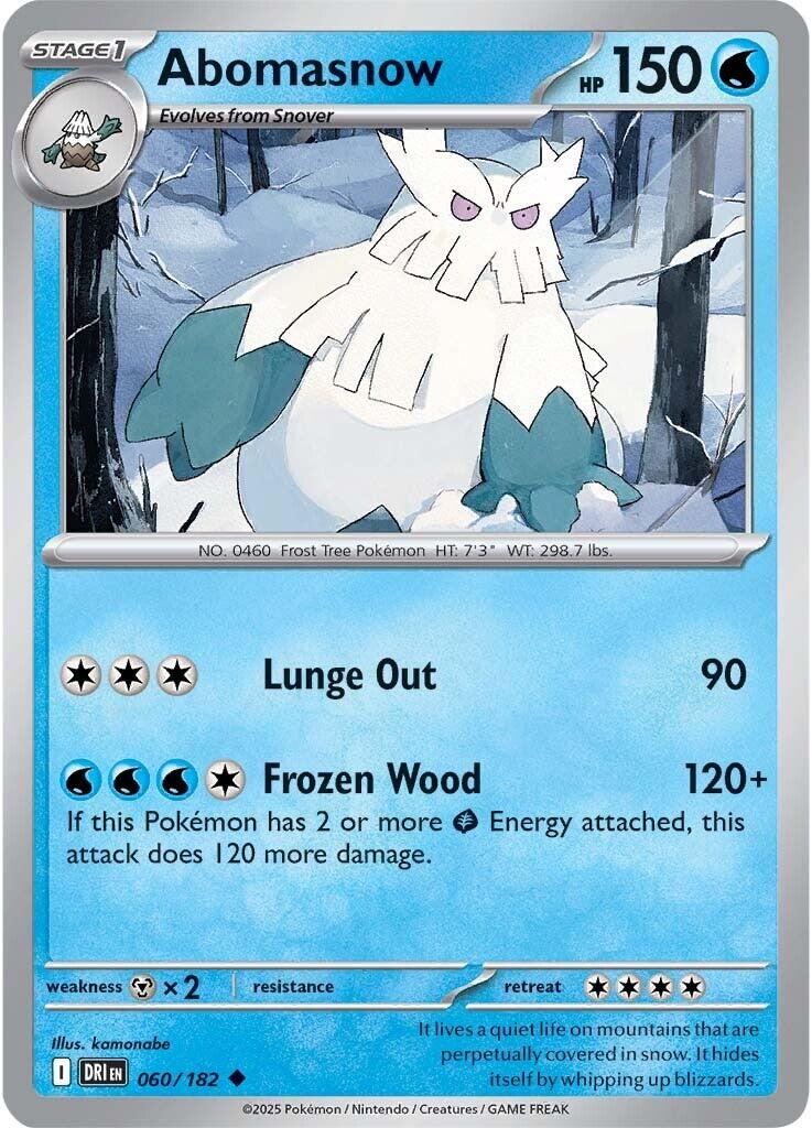 Abomasnow (060/182) [Scarlet & Violet: Destined Rivals] | Gear Gaming Bentonville
