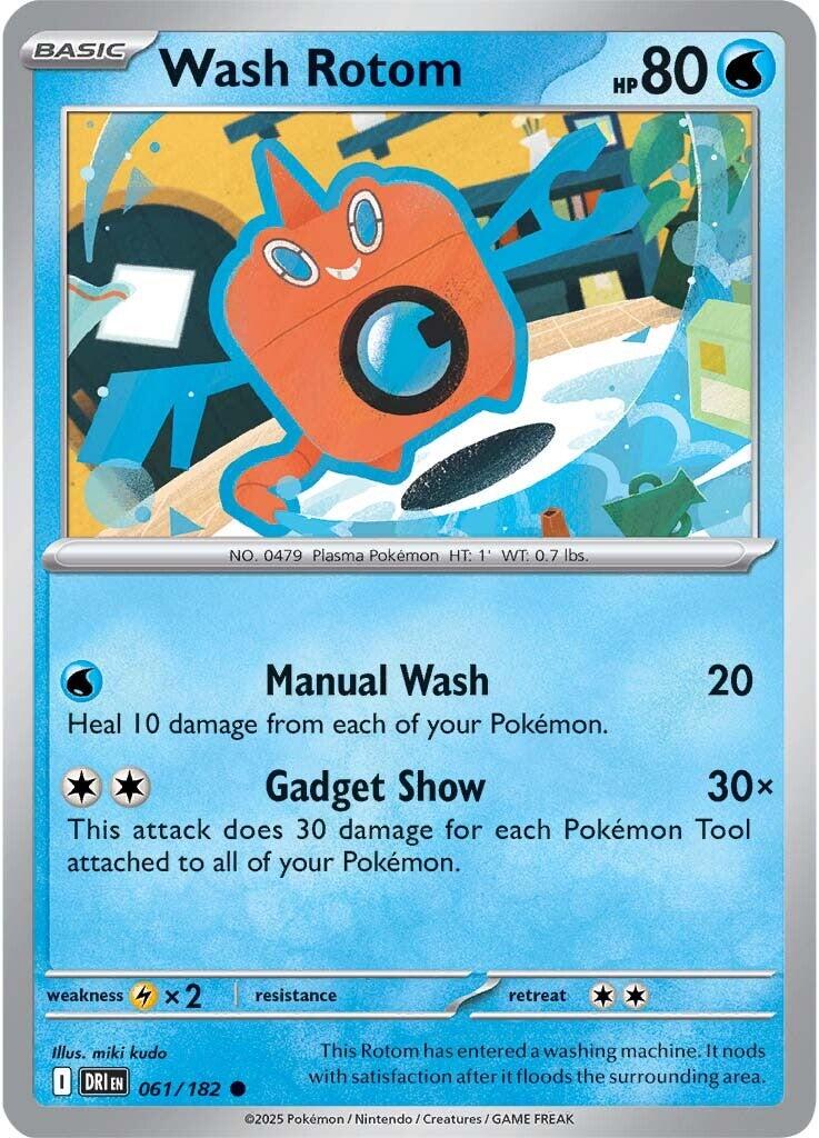 Wash Rotom (061/182) [Scarlet & Violet: Destined Rivals] | Gear Gaming Bentonville