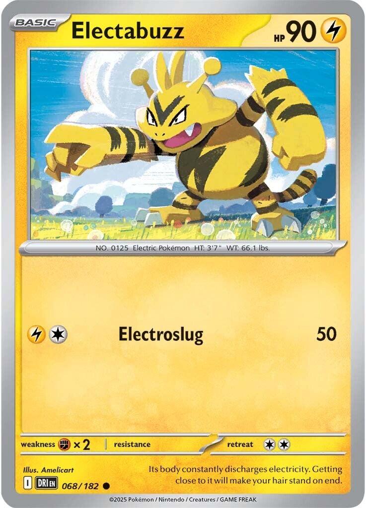 Electabuzz (068/182) [Scarlet & Violet: Destined Rivals] | Gear Gaming Bentonville