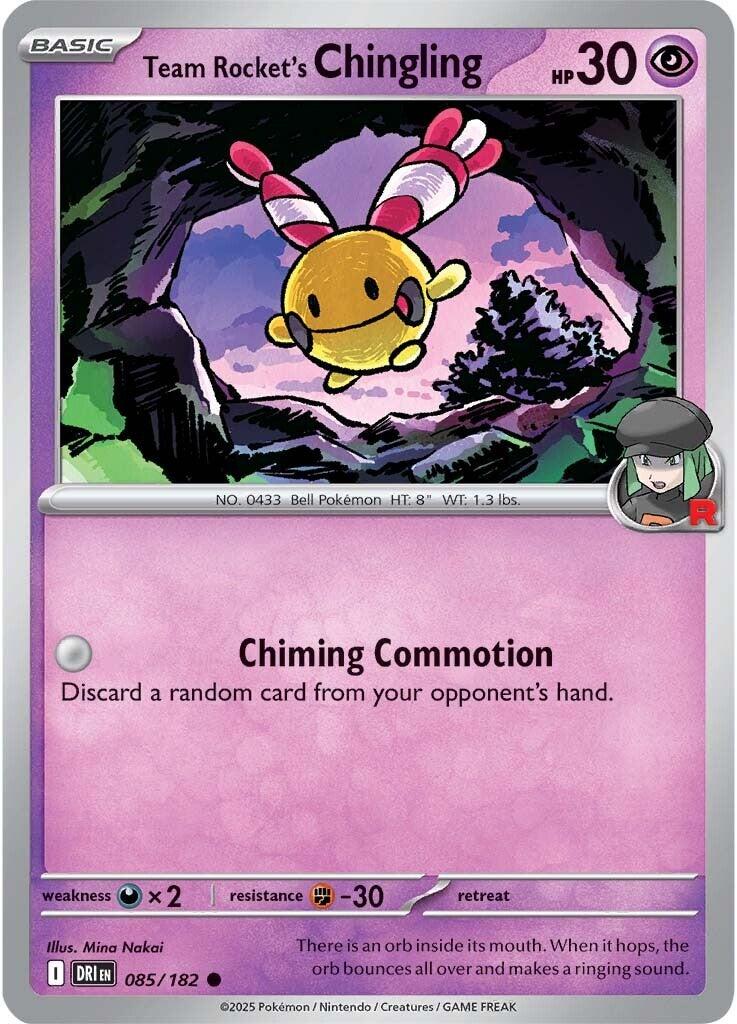 Team Rocket's Chingling (085/182) [Scarlet & Violet: Destined Rivals] | Gear Gaming Bentonville