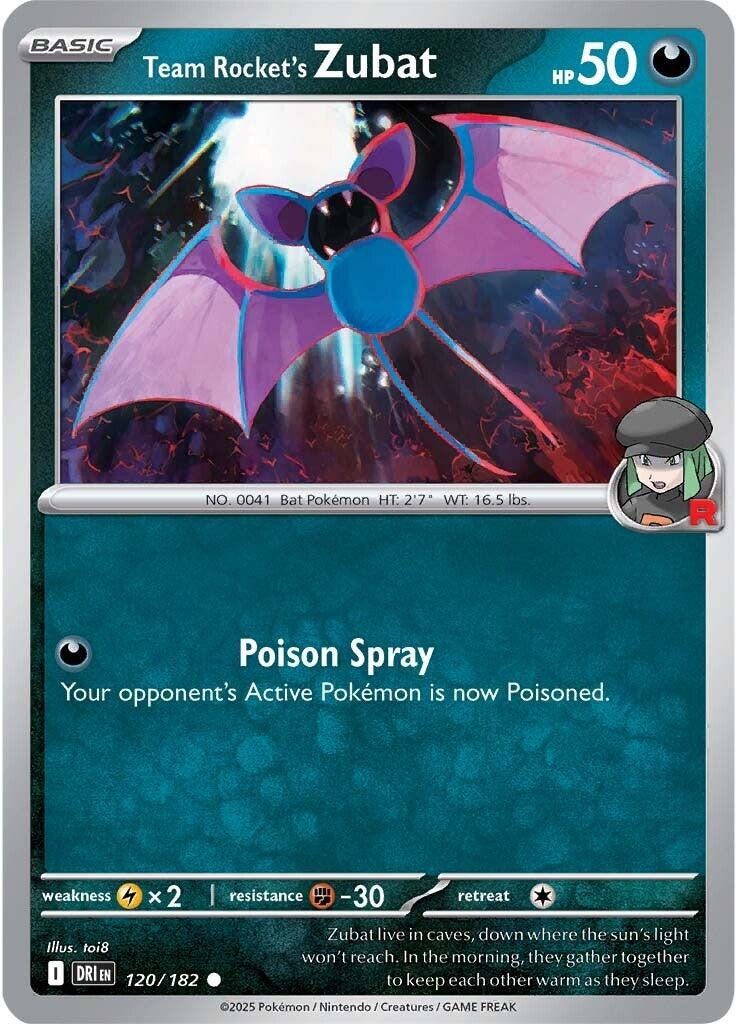 Team Rocket's Zubat (120/182) [Scarlet & Violet: Destined Rivals] | Gear Gaming Bentonville
