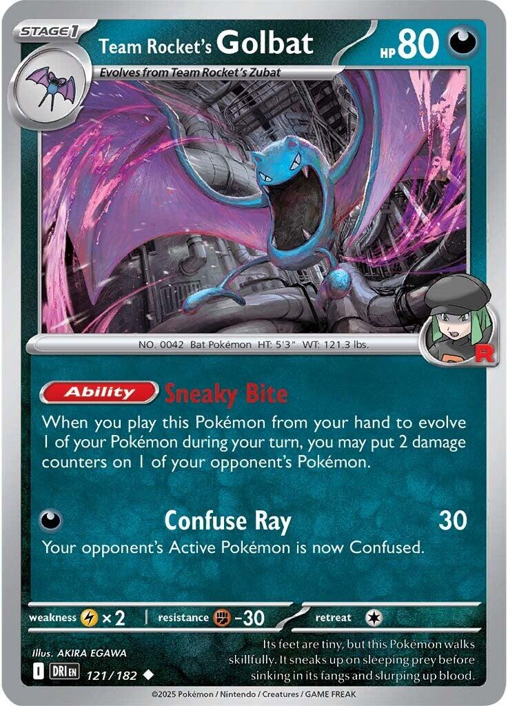 Team Rocket's Golbat (121/182) [Scarlet & Violet: Destined Rivals] | Gear Gaming Bentonville