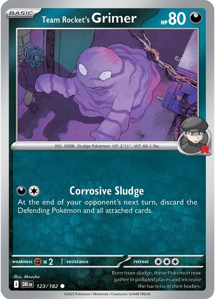 Team Rocket's Grimer (123/182) [Scarlet & Violet: Destined Rivals] | Gear Gaming Bentonville