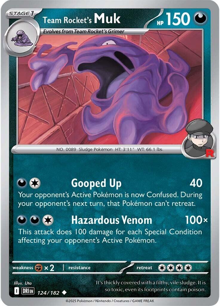 Team Rocket's Muk (124/182) [Scarlet & Violet: Destined Rivals] | Gear Gaming Bentonville