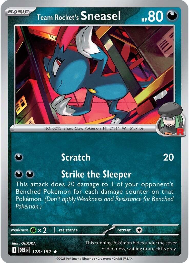 Team Rocket's Sneasel (128/182) [Scarlet & Violet: Destined Rivals] | Gear Gaming Bentonville