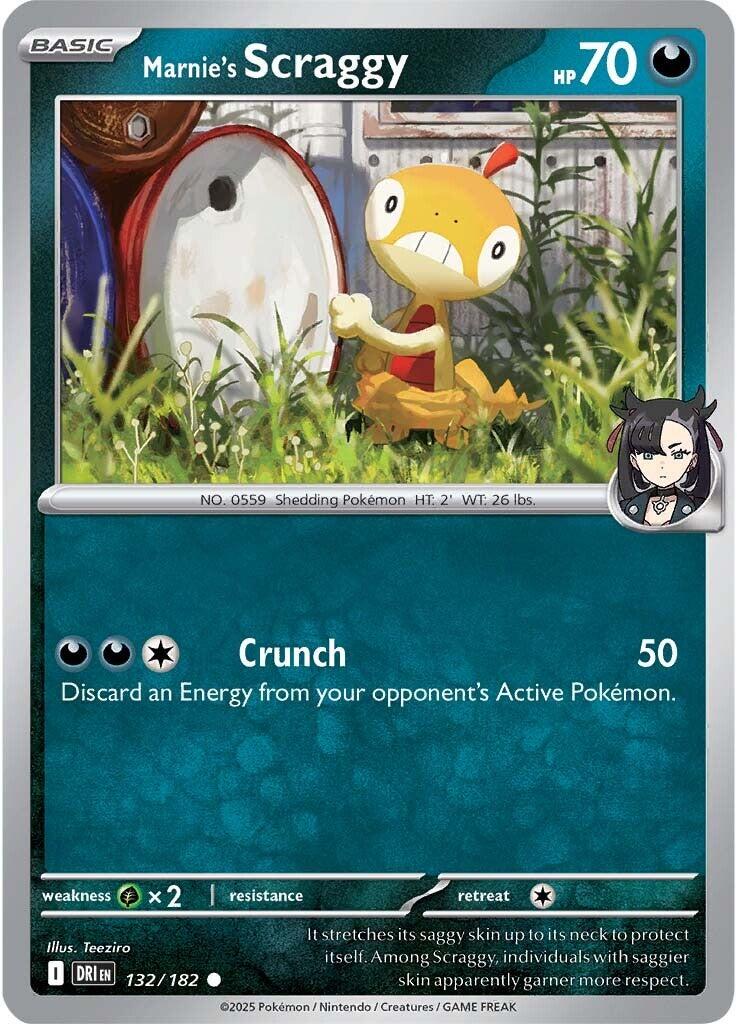 Marnie's Scraggy (132/182) [Scarlet & Violet: Destined Rivals] | Gear Gaming Bentonville