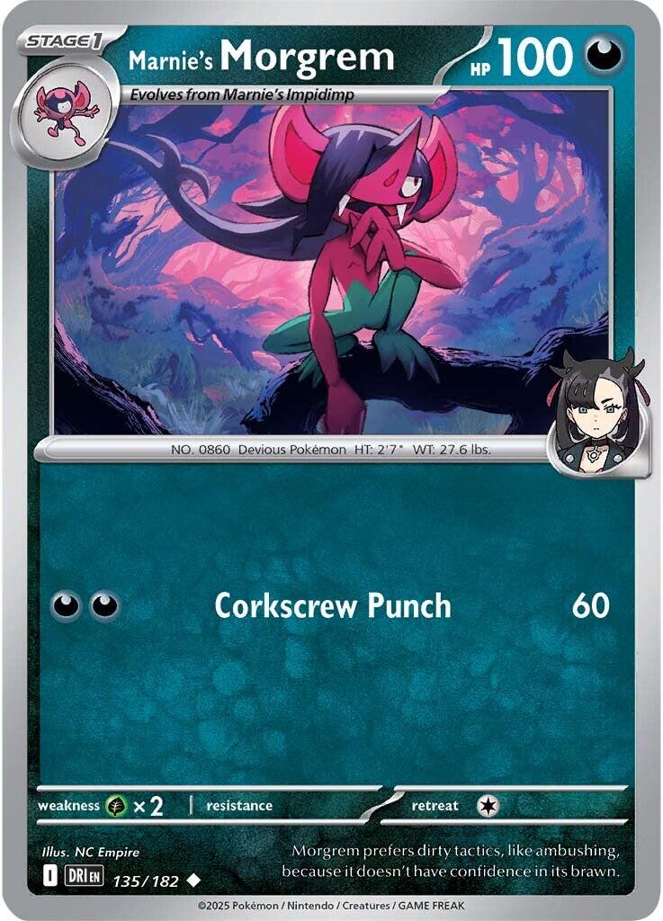 Marnie's Morgrem (135/182) [Scarlet & Violet: Destined Rivals] | Gear Gaming Bentonville
