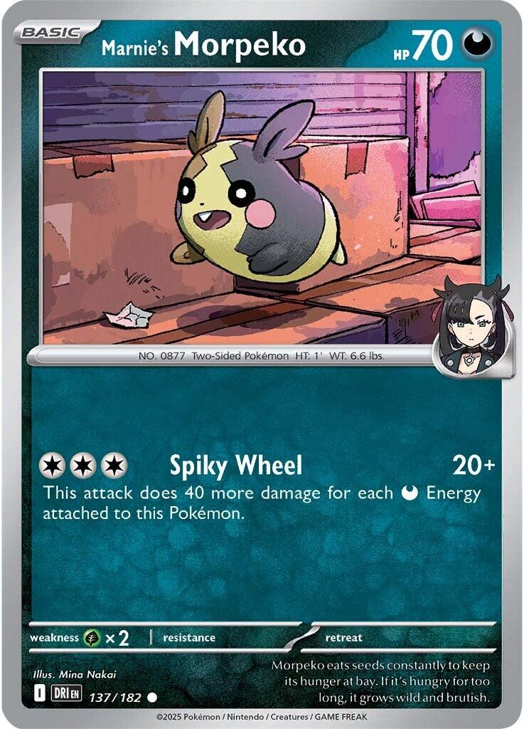 Marnie's Morpeko (137/182) [Scarlet & Violet: Destined Rivals] | Gear Gaming Bentonville