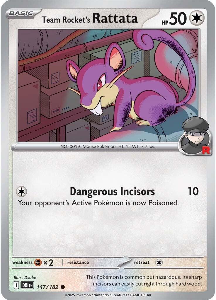Team Rocket's Rattata (147/182) [Scarlet & Violet: Destined Rivals] | Gear Gaming Bentonville