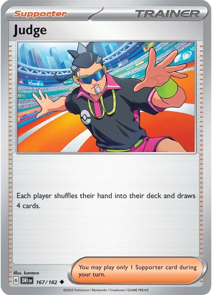 Judge (167/182) [Scarlet & Violet: Destined Rivals] | Gear Gaming Bentonville
